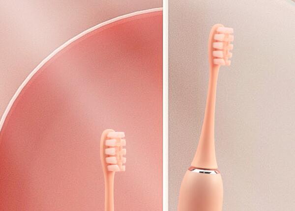 刷博士粉色电动牙刷