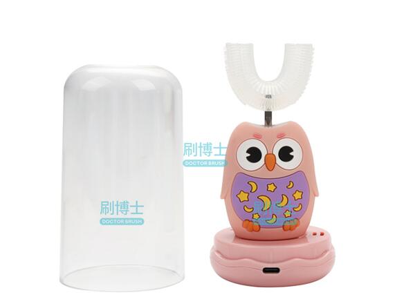 刷博士可爱卡通款U型儿童电动牙刷